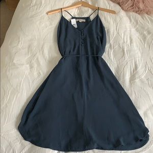 NWT Loft Blue Halter Dress